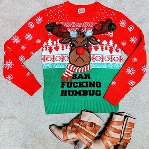 Red, Green Ugly Christmas Sweater